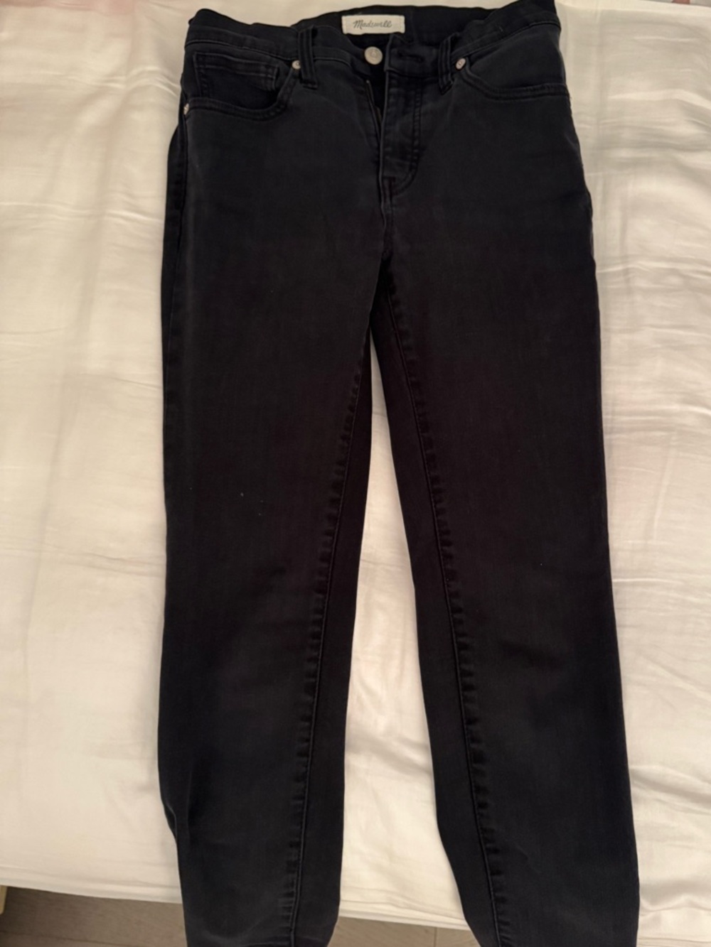 Madewell Black Skinny Jeans - Classic Slim Fit